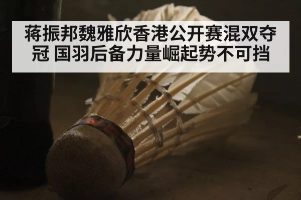 蒋振邦魏雅欣香港公开赛混双夺冠 国羽后备力量崛起势不可挡